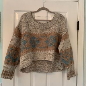 Free People Cropped Sweater
